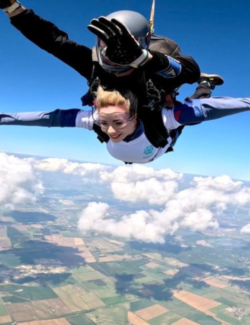 Skydive for Snowdrop supporting image